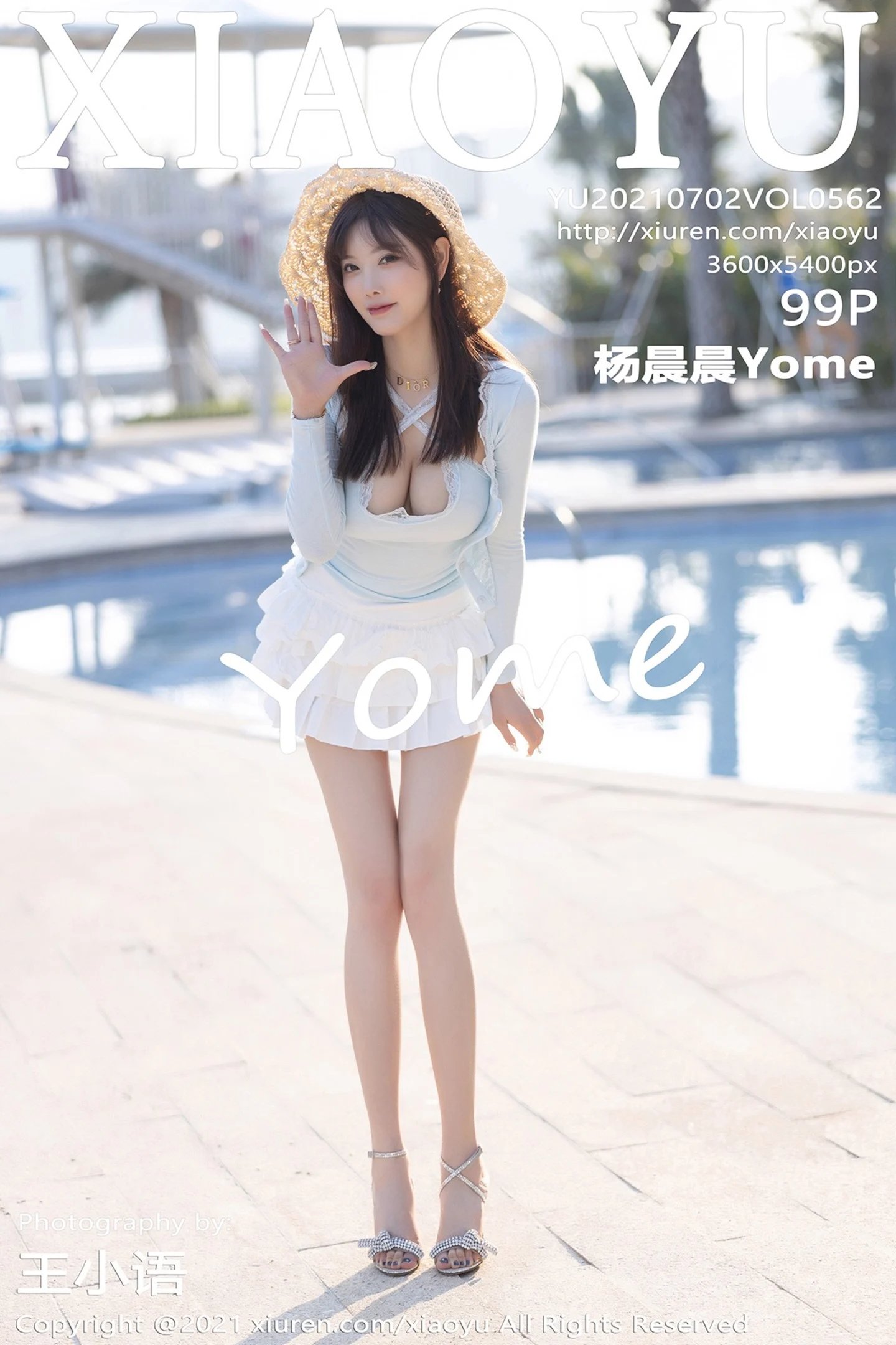 [XiaoYu画语界]Vol.562_女神杨晨晨sugar海边沙滩性感低胸服饰配超短裙完美诱惑写真99P-秀人网 - XiuRen.Pro